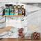 NEX™ 15" Wall Mounted Paper Towel Holder with Wood Shelf
